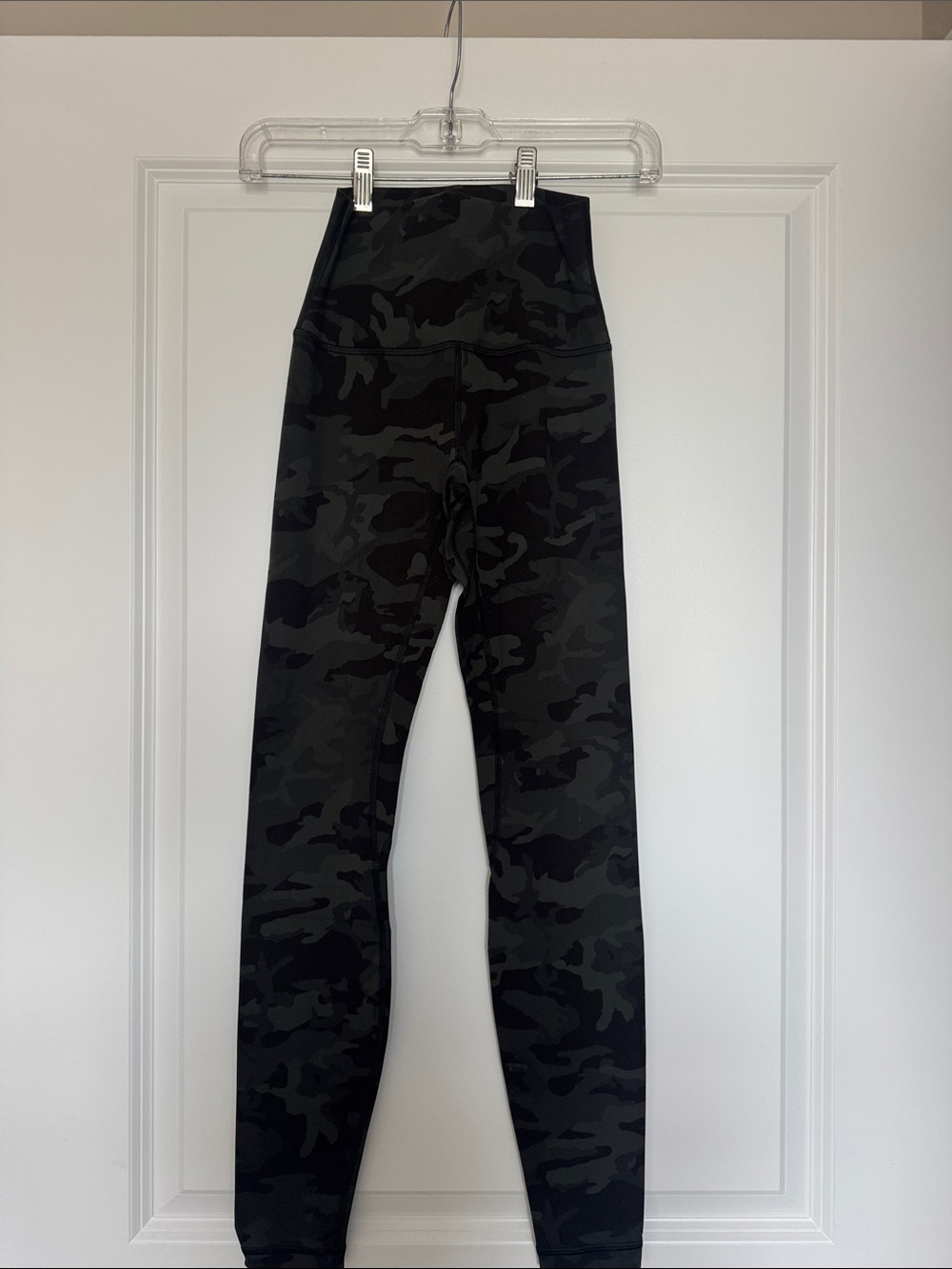lululemon Align Black and Dark Green Camo High-Rise Leggings